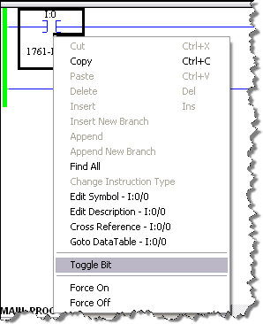 RSLogix Toggle Bit