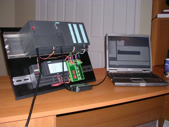 Siemens Simatic S7-300 Trainer (Front View)